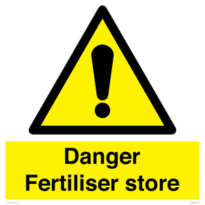 Danger Fertiliser store